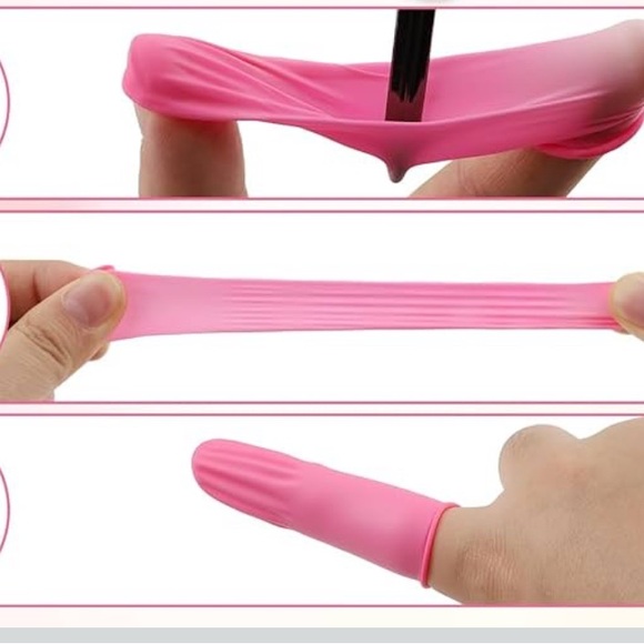 Disposable Silicone Finger Cots and Protectors- FINGER CONDOMS - Picture 3 of 4